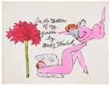 In The Bottom of My Garden by Andy Warhol, watercolour, sold Oct 2024