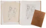 Le Bal du Comte d’Orgel by Jean Cocteau, ink, sold Oct 2024