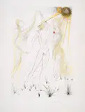 Le Printemps by Salvador Dalí, Drypoint with etching and pochoir in colours, sold Oct 2024