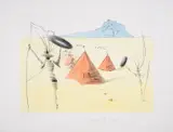 Gad by Salvador Dalí, Etching with drypoint and pochoir in colours, sold Oct 2024