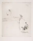 Salomé by Pablo Picasso, Drypoint, sold Oct 2024