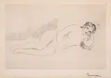 Femme Nue Couchée by Pierre-Auguste Renoir, Drypoint, offered Oct 2024