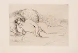 Femme couchée by Pierre-Auguste Renoir, Etching, sold Oct 2024