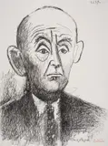 Portrait de D by Pablo Picasso, Lithograph, offered Oct 2024