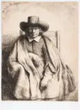 Clement de Jonghe by Rembrandt Harmensz van Rijn, Etching and drypoint, offered Oct 2024