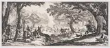 La Grande Chasse by Jacques Callot, Etching, circa, sold Oct 2024