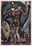Le Clown á La Grosse by Georges Rouault, Aquatint printed in colours, offered Oct 2024