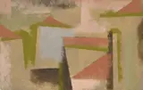 Tuscan roofs by Michael Canney, Oil on board, sold Oct 2024