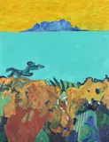 A view from my window at the datai iii by Jeroen Krabbé, 1994, Oil on canvas, sold Oct 2024