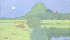 Landscape by Robert Buhler, Oil on board, offered Oct 2024
