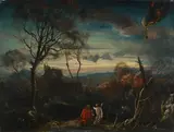 Il fantastico mondo della fattucchiera by Pietro Annigoni, 1949, Tempera grassa on canvas on board, sold Oct 2024