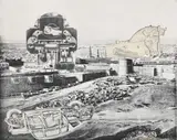 The citadel, cairo, egypt by Eduardo Paolozzi, 1960, Collage, sold Oct 2024