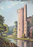 Caister castle by Walter James Steggles, Oil on canvas, sold Oct 2024