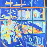 Mozart by Philip Sutton, 1989, Oil on canvas, sold Oct 2024
