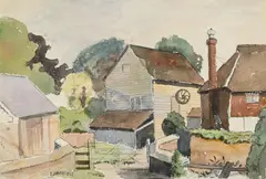 Colman's hatch by Elwin Hawthorne, Watercolour, pencil and pastel, sold Oct 2024