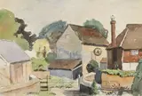 Colman's hatch by Elwin Hawthorne, Watercolour, pencil and pastel, sold Oct 2024