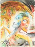 Prometheus by John Bellany, Watercolour, sold Oct 2024