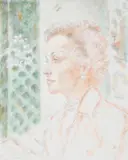 Study for mrs milliard by Oliver Messel, Oil and pencil on artist's board, offered Oct 2024