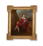 Portrait of john simpson of co, durham by Angelica Kauffmann, Oil on canvas, sold Oct 2024