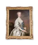 Portrait of jemima by Allan Ramsay, Oil on canvas, sold Oct 2024