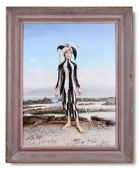 Tidal joker by Claude Harrison, Oil on board, sold Oct 2024