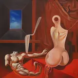 Surreal by Jonathon Coudrille, oil on panel, sold Jan 2025
