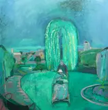 The Outing by Harold Mockford, 1976, oil on board, offered Jan 2025