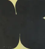 Untitled by Bruce Beaugeard, oil on board, sold Jan 2025
