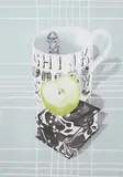 Alphabet mug by Glynn Boyd Harte, lithograph, sold Jan 2025