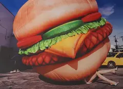 Death by hamburger by David LaChapelle, print, sold Jan 2025