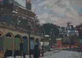 Richmond I by Ken Howard, oil on board, sold Dec 2024