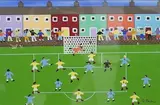 Fantastic Match by Gordon Barker, acrylic on paper, sold Dec 2024