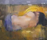 Study of Esther Dallaway by Robert Lenkiewicz, oil on canvas, offered Dec 2024