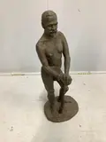 A bronzed composition sculpture by Norman Barrow, sculpture, offered Dec 2024