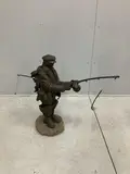 A bronzed composition sculpture by Norman Barrow, sculpture, offered Dec 2024