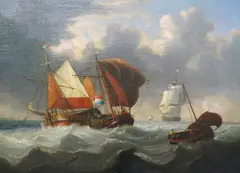 Untitled by George G. Webster, Oil on canvas relined, sold Dec 2024