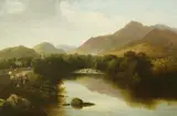 The Greta near Keswick by Thomas Christopher Hofland, Oil on canvas relined in the past, sold Dec 2024