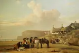 Low Tide, Normandy Close by Richard Parkes Bonnington, Oil on canvas relined, sold Dec 2024