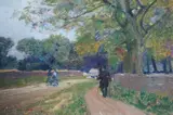 Untitled by Alfred Edward East, oil on panel, offered Dec 2024