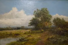 Summers Day by Daniel Sherrin, Oil on canvas, sold Dec 2024