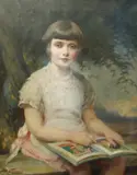 Untitled by John William Schofield, oil on canvas, offered Dec 2024