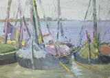 Untitled by Labib Tadros, oil on board, sold Dec 2024