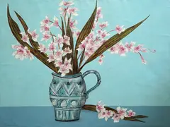 Untitled by Geoffrey Robinson, oil on canvas, sold Dec 2024