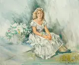 Untitled by Gordon King, oil on canvas, sold Dec 2024