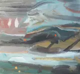 Conway River Cycle - Title: Lightsoil on canvassigned by Maurice Cockrill, 1998, oil on canvas, sold Dec 2024