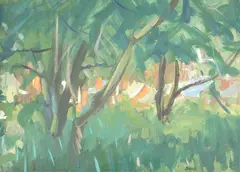 Untitled by Sherree Valentine Daines, oil on board, sold Dec 2024