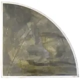 Landscape from the First Happening 1979 by Derek Jarman, oil on board, sold Dec 2024