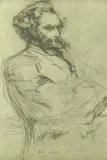 Drouet (Sculpteur) by James Abbott McNeill Whistler, 1859, etching, sold Dec 2024