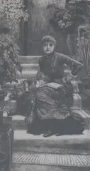 La Soeur Ainee, 1881 by James Tissot, etching, offered Dec 2024