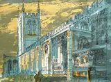 Long Melford Church by John Piper, lithograph, sold Dec 2024